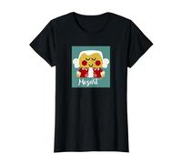 Mozart Kawaii Value Graphic T-Shirt, Women, Black, XS