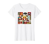 Mozart Kawaii Value Graphic T-Shirt, Women, White, M