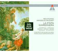 Mozart - La finta giardiniera / Gruberova ? T. Moser ? Heilmann ? Margiono ? Bacelli ? Upshaw ? Scharinger ? Harnoncourt