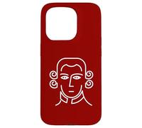 Mozart Minimal Portrait Classical Music Lover Case for iPhone 15 Pro