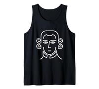 Mozart Minimal Portrait Classical Music Lover Tank Top