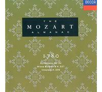 Mozart - Mozart Almanac 1780 / Missa Solemnis / Symphony 34