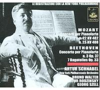 Mozart: Piano Concerto No 22, KV. 482 & No. 23, KV. 488 / Beethoven: Piano Concerto No. 3, Op. 37; 7 Bagatelles, Op. 33 by Mozart