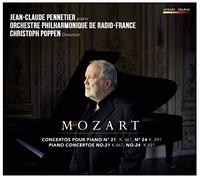 モーツァルト : ピアノ協奏曲集 (Mozart : Piano Concertos No.21 K.467, No.24 K.491 / Jean-Claude Pennetier | Orchestre Philharmonique De Radio-France | Christoph Poppen) [CD] [輸入盤] [Live Recording] [日本語帯・解説付]