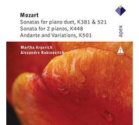 Mozart : Piano duets, KV 448, 501, 521, 381 By Martha Argerich and Alexandre Rabinovitch (2013-02-02)