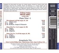 MOZART: PIANO TRIOS K. 496 AND K. 502; DIVERTIMENTO IN B FLAT NEW CD