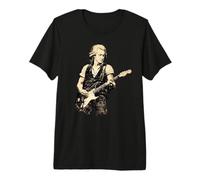 Mozart Playing Electric Guitar Wolfgang Amadeus Rock Music Premium T-Shirt