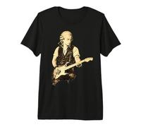 Mozart Playing Electric Guitar Wolfgang Amadeus Rock Music Premium T-Shirt