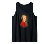 Mozart Portrait Vienna Austria Classical Travel Souvenir Tank Top