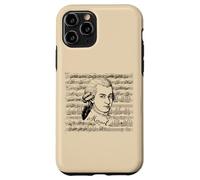 Mozart Portrait with Classical Sheet Music Composer Art Case for iPhone 11 Pro