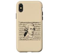 Mozart Portrait with Classical Sheet Music Composer Art Case for iPhone X/XS