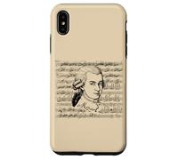 Mozart Portrait with Classical Sheet Music Composer Art Case for iPhone XS Max