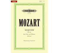 Mozart: Requiem in D minor K626 (Vocal Score) (EP11036): Vervollständigung Süßmayr, Neuausgabe nach den Quellen / Klavierauszug (Edition Peters)