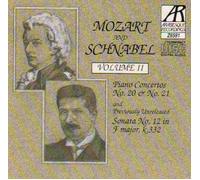 Mozart & Schnabel, Vol. 2 - Piano Concertos No. 20 & No. 21, Sonata No. 12 in F major (1988-05-04)