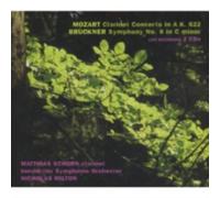 MOZART/SCHORN/MILTON: CLARINET CONCERTO/SYMPHONY NO 8 - CD