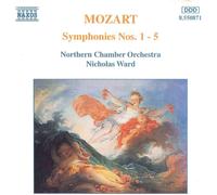 MOZART/WARD/NORTHERN CHAMBER ORCHESTRA: SYMPHONIES 1-5 - CD