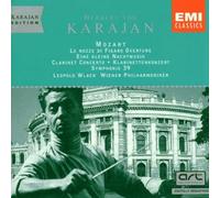 Mozart : Symphony No. 39 (First release on Clarinet Concerto, Le Nozze Di Figaro Overture & Eine Kleine Nachtmusik - Karajan , Leopold Wlach, Wiener Philharmoniker