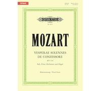 Mozart: Vesperae solennes de Confessore K.339 (Vocal Score) (EP8925)