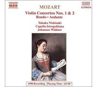 Wolfgang Amadeus Mozart - Violin Concertos Nos 1 & 2 - CD - NAXOS