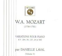 Mozart, W.a. - Variations Piano (5)