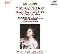 Mozart, W.a. - Violin Concerto No. 4, Sinfonia Concertante (Gunzenhauser)