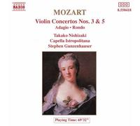Mozart, W.a. - Violin Concertos Nos. 3 And 5 (Gunzenhauser, Nishizaki)