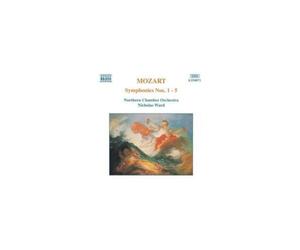 MOZART/WARD/NORTHERN CHAMBER ORCHESTRA: SYMPHONIES 1-5 - CD