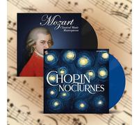 Mozart Wolfgang Amadeus Vinyl: Classical Music Masterpieces - Blue Coloured Vinyl Chopin: Nocturnes