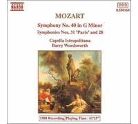 MOZART/WORDSWORTH: SYMPHONIES 28 31 & 40 - CD