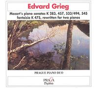 Mozart's Piano Sonatas Rewritten for Two Pianos by Grieg, Mozart, Prague Piano Duo (2000-07-11)
