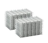 MOZCORN 20 Pack Truss Plates 3x6, Pronged Truss Mending Plate with Nail Teeth, Tie Plate for Roofing Wood Connector, 20 Ga Thickness