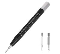 Mozeat Lens Watch Band Tool, Professional Stainless Steel Spring Bar Tool Multifunction Watch Strap Link Pin Pusher Remover Repair Tool with Ruler for Adjust, Remove and Replace Watch Straps - 1 Set