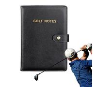 Mozeuu Golf Scorecard Book, Golf Club Distance Measurement Hole Book, Portable Golf Accessories for Tournaments & Driving Ranges in Outdoor Area
