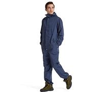 MOZHANG EMF Protection Silver Fiber Double-Layer Radiation Protective Coverall, Electromagnetic Radiation Protective Workwear Suit (Color : L)