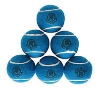 Mozi Sports Cricket Tennis Balls- Heavy Rubber Tennis Balls for Cricket Play Weight 120gm (Blue)