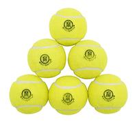 Mozi Sports Cricket Tennis Balls- Heavy Rubber Tennis Balls for Cricket Play Weight 120gm (Yellow)