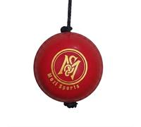 Mozi Sports String Hard Synthetic Cricket Balls - Develop Hand-Eye Coordination Hanging Ball for Practice Weight 156g (Red)