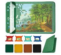 MOZOOSON Jigsaw Board 1500pcs Puzzles, Folding Puzzle Board, Jigsaw Accessories to Move and Store, Puzzle Storage Board 37.4 x 25.6 inches (8 Sorting Trays)