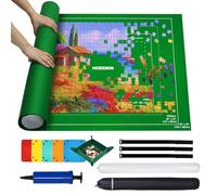 MOZOOSON Puzzle Mat, Puzzle Mat for Up to 3000 Pieces, Puzzle Roll Felt 2000 1000 Pieces, Foldable Puzzle Saver with Inflatable Pump