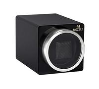 MOZSLY Watch Winder for Single Automatic Watches 12 Rotation Mode with Quite Motor Metal Black