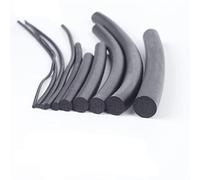 MOZTO Foamed Silicone Rubber Seal Strip Round, For CNC Tesing Tool Sealling Damper Line Cord Foaming Rubber Molding Damper Waterproof 1pcs (Color : 10m, Size : Dia 7mm)