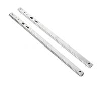 MOZTO Heavy Runners Ball Bearing Drawer Slides Rail Telescopic Steel Duty Rail Slide Furniture Hardware Fittings 2pcs, For Home Improvement Full Extension Drawer Slides (Size : 11inches (278mm))