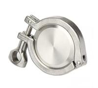 MOZTO Union 51mm Pipe O/D Sanitary 2" Tri Clamp Weld Ferrule + End Cap + Tri Clamp + Silicon Gasket 304 Stainless Steel, For Home Improvement Homebrew Fitting