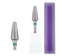 Mozulon 1pc Nail Drill Bit Rotate Burr Milling Nail Cutter Bits For Electric Manicure Pedicure Tools(Tungsten 28)