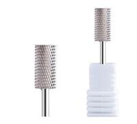 Mozulon 1pc Nail Drill Bit Rotate Burr Milling Nail Cutter Bits For Electric Manicure Pedicure Tools(Tungsten 35)