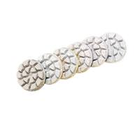 Mozulon 25mm Mini Diamond Polishing Pads Marble Granite Gemstone Grinding Wheel(Coffee)
