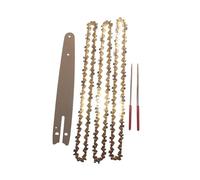 Mozulon 8inch Chainsaw Blade 1/4" Pitch .043" 47 Drive Link Electric Saw Chainsaw Guide Bar and Saw Chain 6pcs/Set