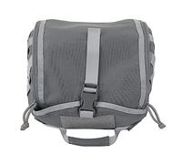 MOZUO Backpack Storage Bag Camping Helmet Bag Canvas Adjustable Helmet Storage Bag Hold for Hats Helmet Bicycle Helmet (Grey)