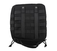 MOZUO Backpack Storage Bag Camping Helmet Bag Canvas Adjustable Helmet Storage Bag Hold for Hats Helmet Bicycle Helmet (Black)