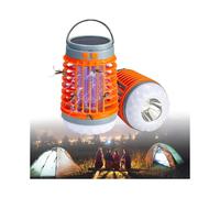 Mozz Guard Mosquito Zapper Electric Usb Charging Solar Panel Purple Light Tube